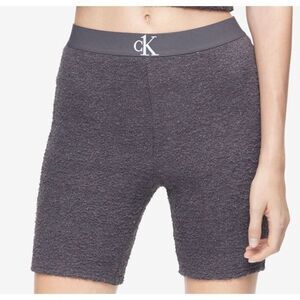 Ck One Plush Lounge Sleep Short - Ashford Grey Size M